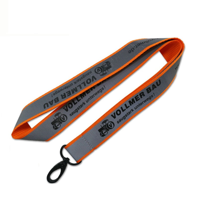 Polyester Stickers Reflective Strip Screen Printing Work Card Lanyard Student ID Card Belt