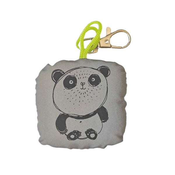 Reflective Keychain hanging toy With Panda